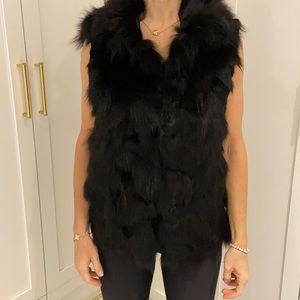 Fox fur vest, purchased at holt renfrew